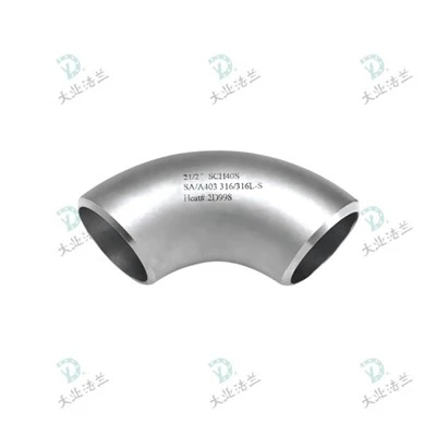 Stainless Steel Long Radius 90 Degree Elbow